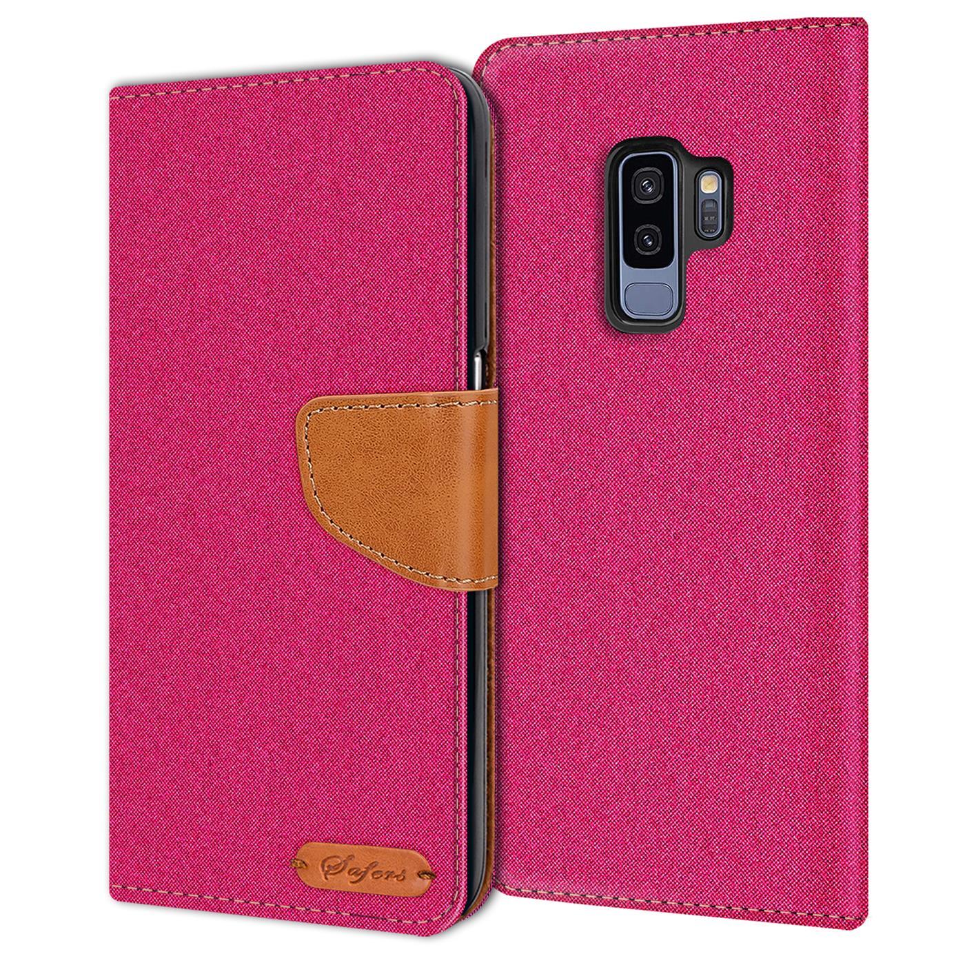 Etui na telefon komórkowy Samsung Galaxy S9+ etui z klapką pokrowiec ochronny pokrowiec z tkaniny