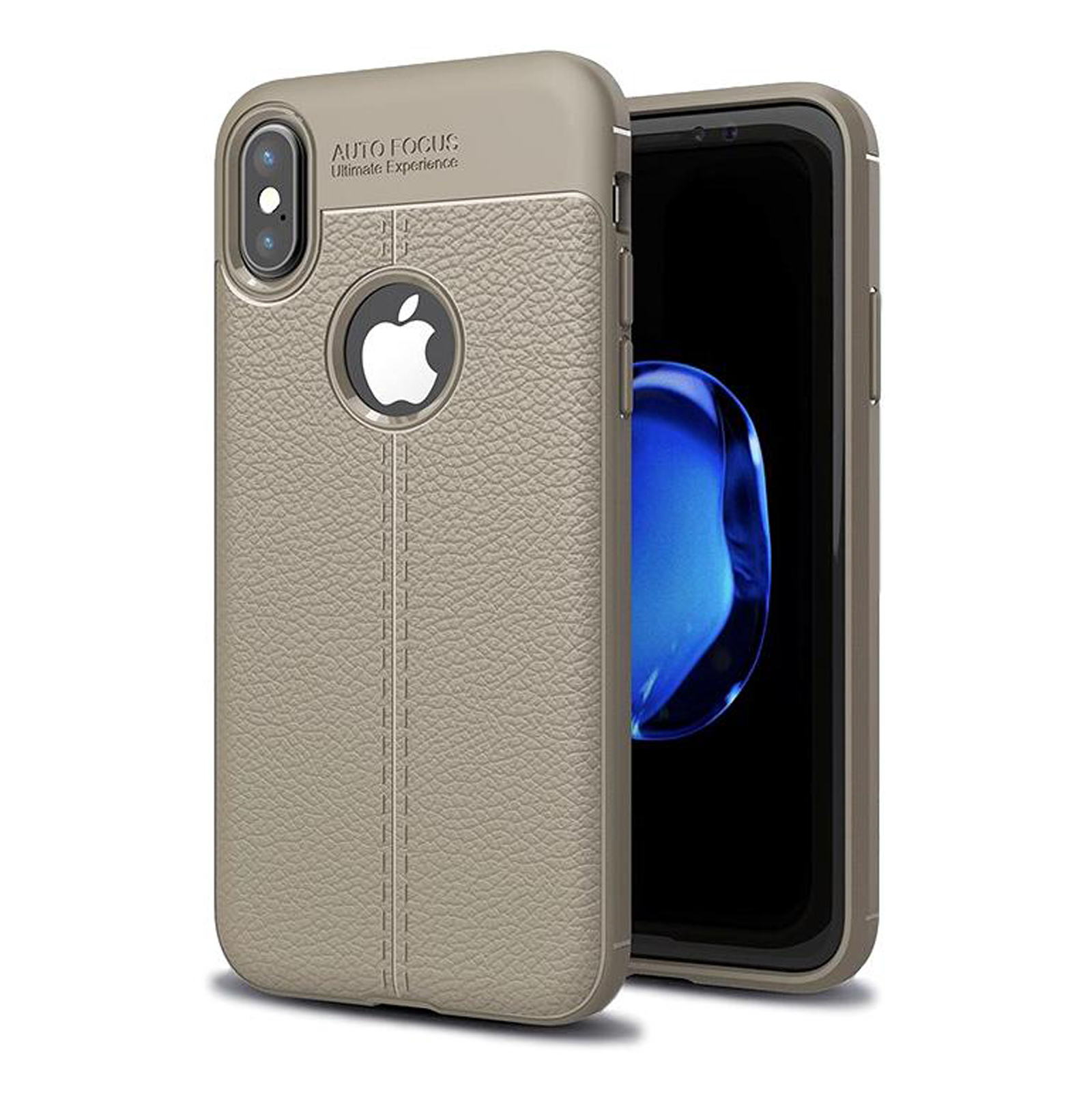 Etui ochronne do Apple iPhone XS Max Cover 6,5 cala Cienkie etui na telefon komórkowy z TPU na zewnątrz Odporne na wstrząsy Dodatkowa ochrona Wytrzymały szary