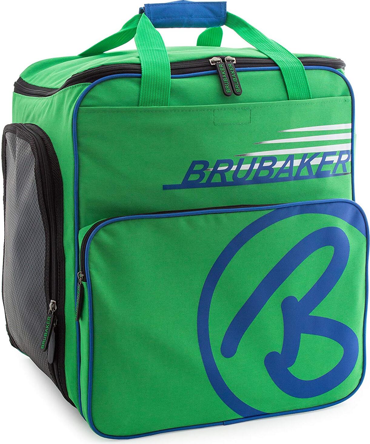 BRUBAKER torba na buty narciarskie torba na kask plecak na buty narciarskie Super Champion Green Blue