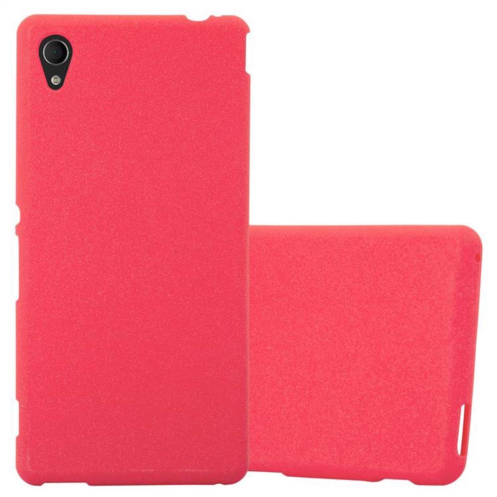 Etui ochronne Cadorabo do Sony Xperia M4 AQUA w kolorze czerwonym etui na telefon komórkowy TPU Etui Cover Case
