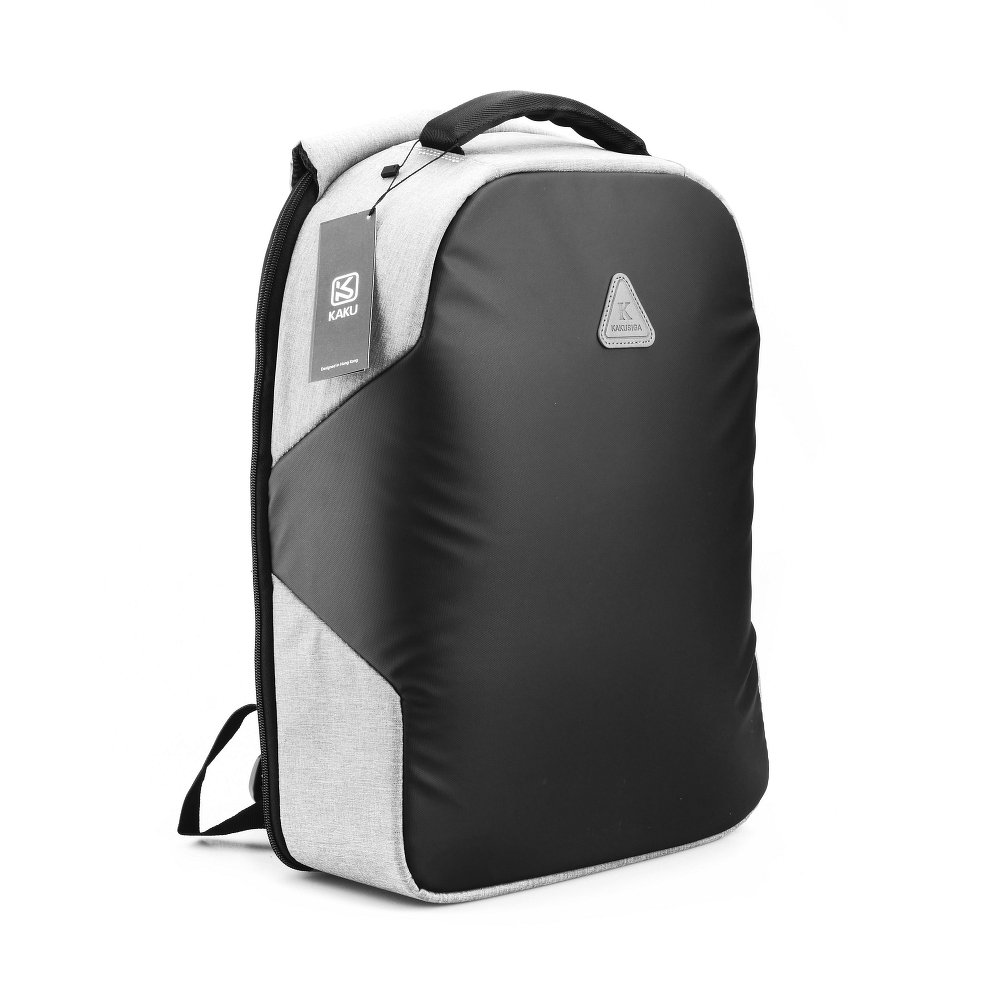 Plecak na laptopa, notebooka, tablet Kaku Secure Yunpai Travel Business Leisure Men Women Backpack z ładowarką USB w kolorze szarym