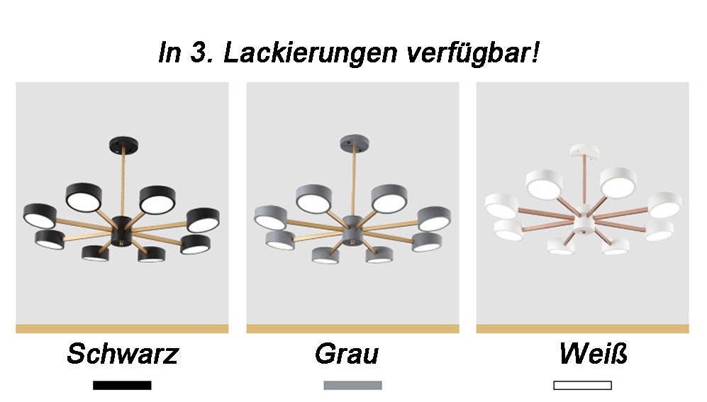 Lampa sufitowa LED 9013D-6-W Biała z pilotem Regulacja barwy światła Akrylowy klosz A+ Lampa do salonu LED