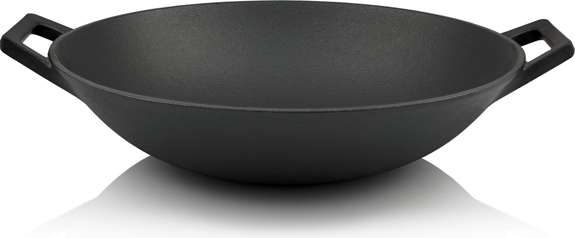 Żeliwna patelnia wok BBQ-Toro Ø 35,5 cm, już upieczona, patelnia żeliwna