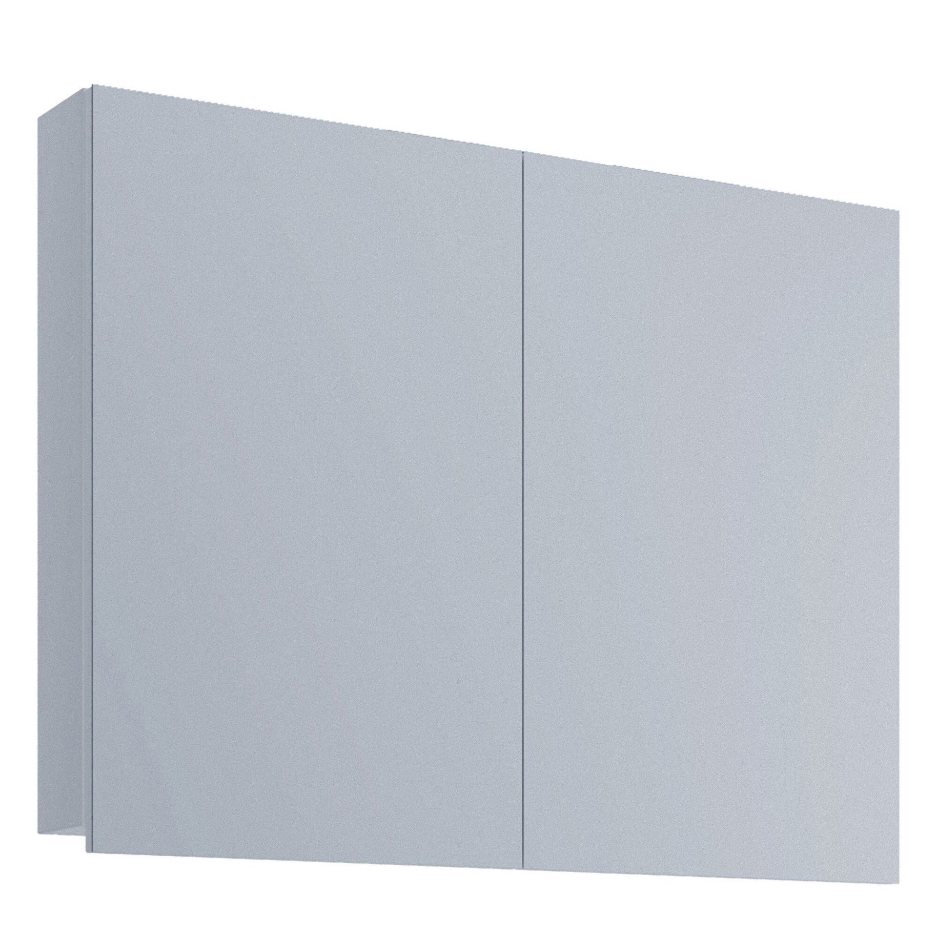 VCB1 szafka łazienkowa z lustrem szafka z lustrem 80 cm, biały.