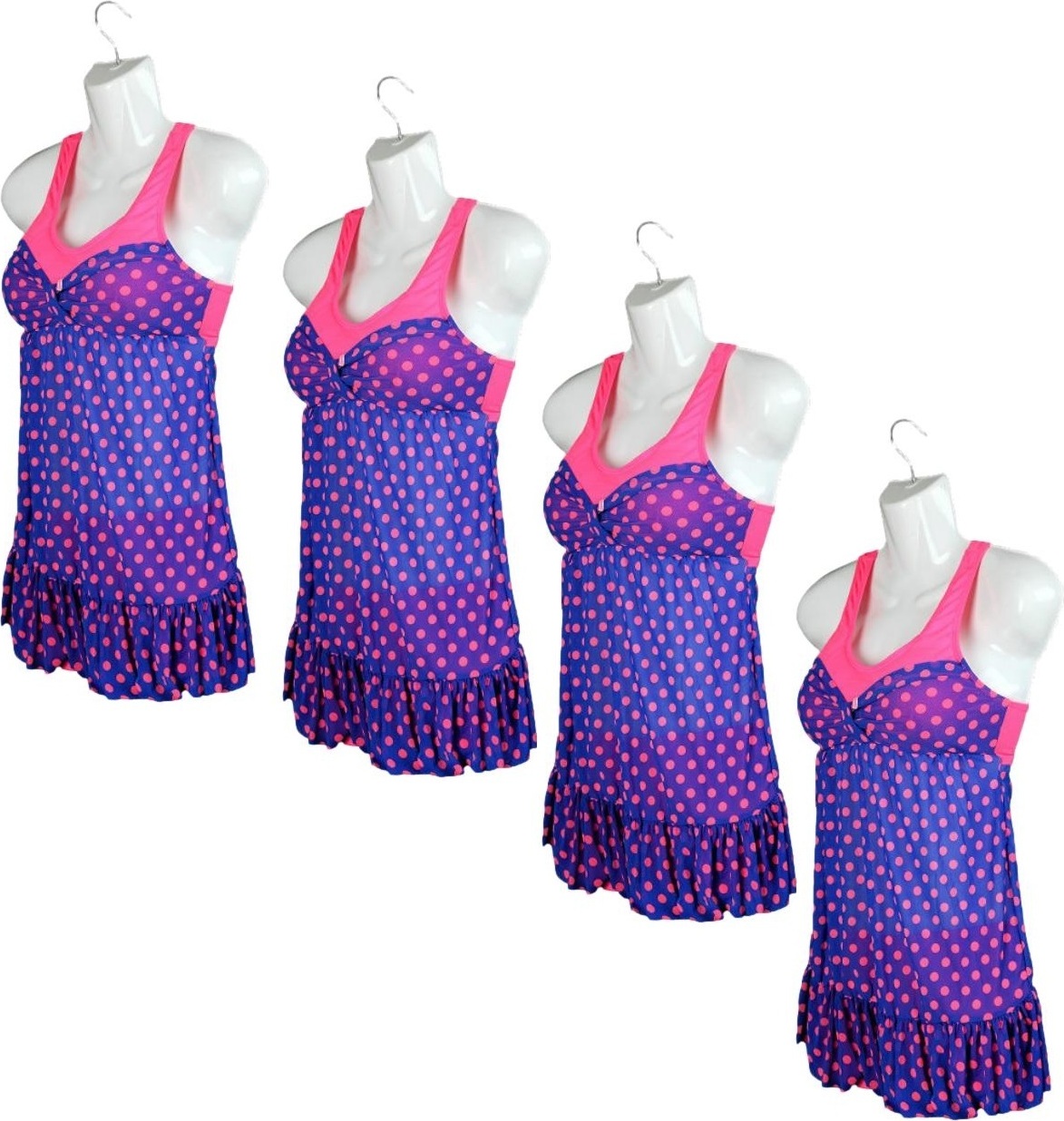 zestaw 4 damskich torsów - plastikowy tors damski 70 cm - pół plastikowego korpusu w kolorze białym - popiersie manekina - pół plastikowego korpusu damskiego - figurka manekina - manekin z hakiem