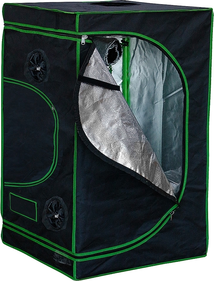 Mucola Szklarnia Namiot Roślinny Growbox Namiot Hodowlany Namiot Ciemnia Zimna Rama Czarny Zielony - 120x120x200cm