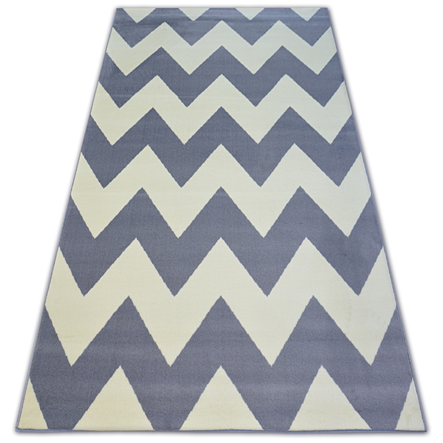 Dywan BCF BASE ZICK 3963 ZYGZAK szary 140x190 cm