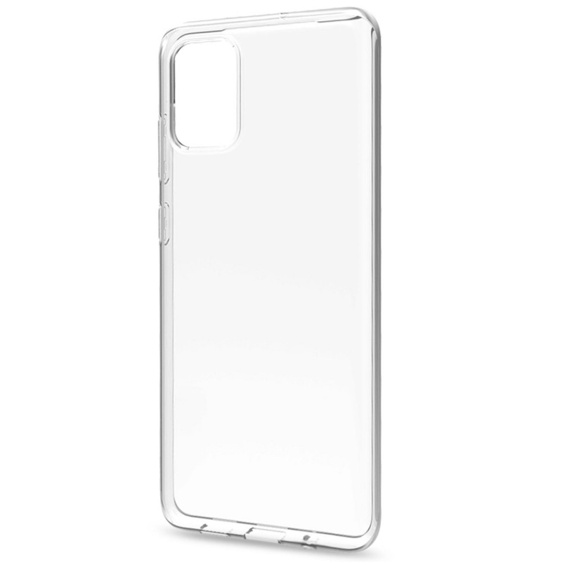 Pokrowiec z żelowej skóry TPU na Galaxy A71 Transparent