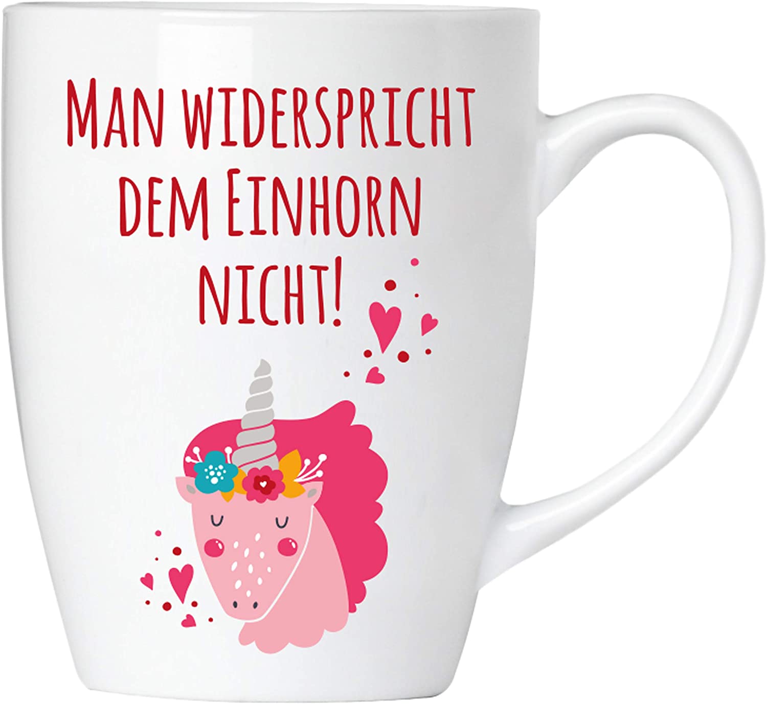 BRUBAKER - Jeden nie przeczy jednorożcowi! - Ceramiczny kubek do kawy - 300 ml - Kubek do kawy