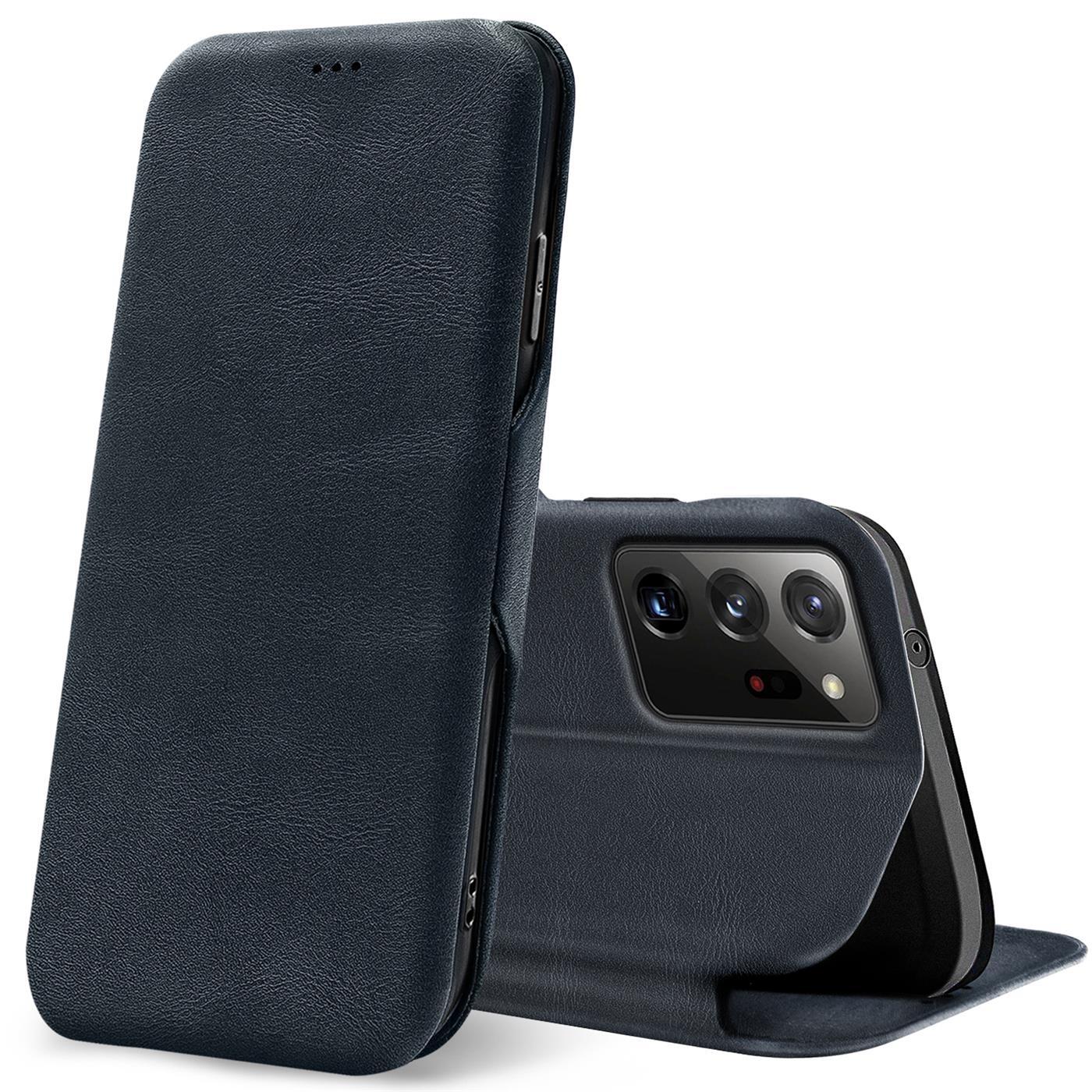 Etui z klapką dla Samsung Galaxy Note 20 Ultra Etui Book Cover Etui na telefon komórkowy z gniazdem na kartę Etui ochronne Premium