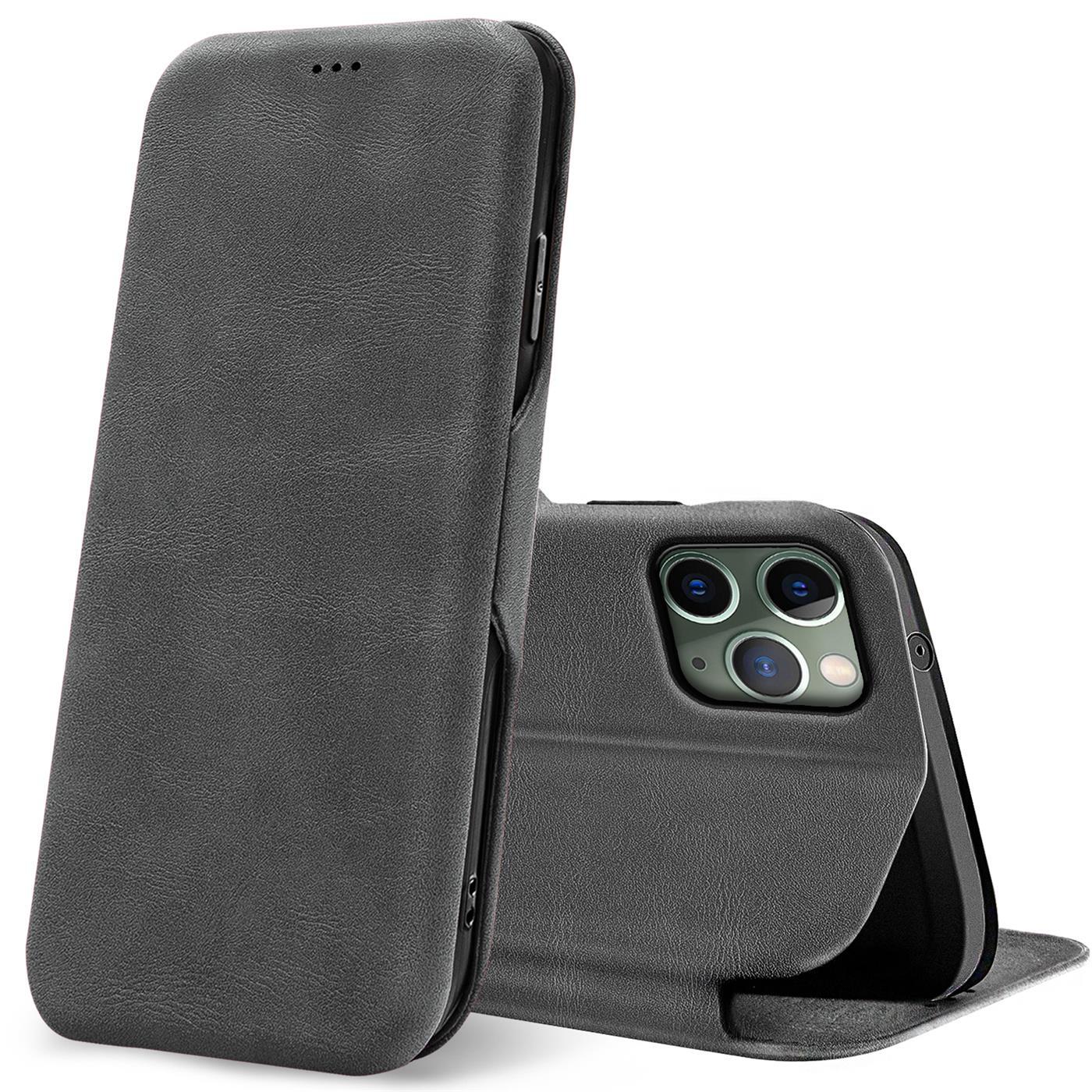 Etui z klapką dla Apple iPhone 11 Pro Max Etui Book Cover Etui na telefon komórkowy z miejscem na kartę Etui ochronne Premium