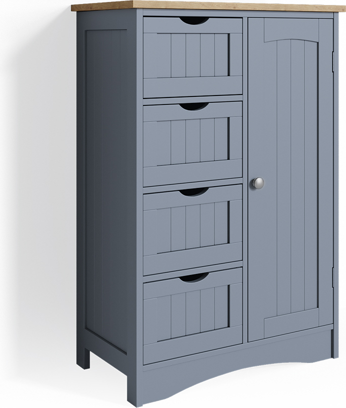 Vicco Szafka łazienkowa Bianco, 55 x 81 cm, Szary