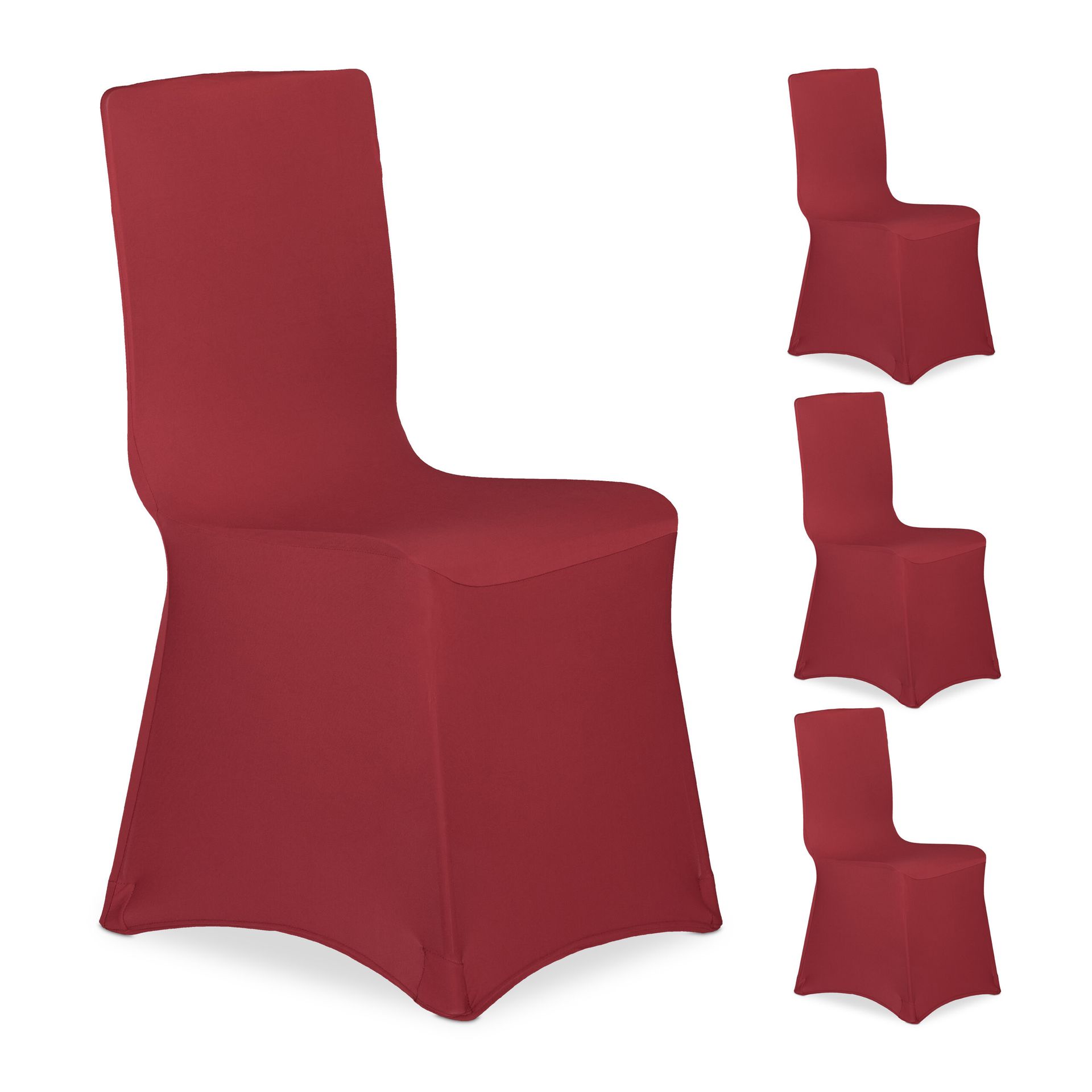 pokrowce na krzesła relaxdays zestaw 4