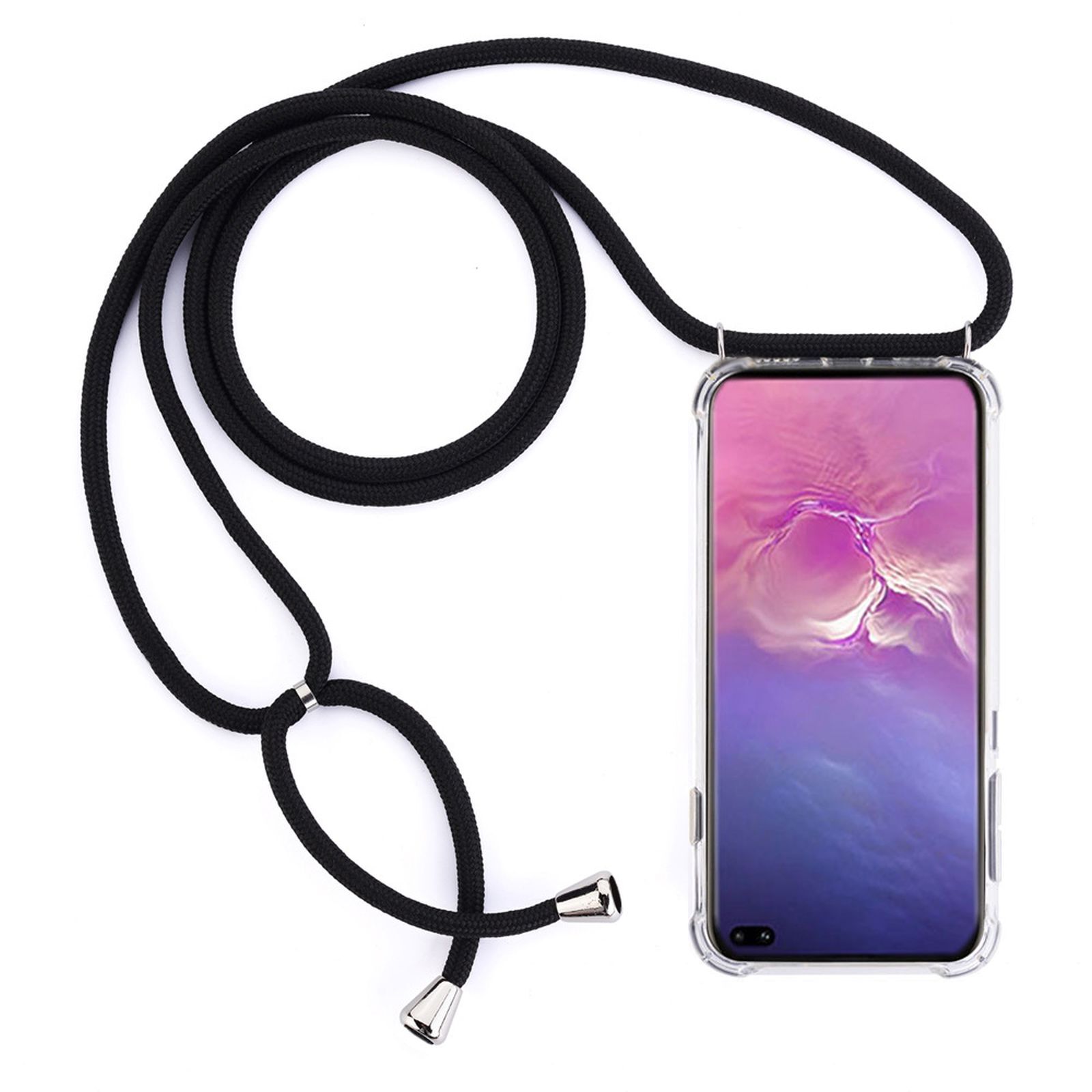 Etui na smycz do Samsung Galaxy S20 Ultra 6,9 cala z regulacją długości Slim Case Cover Zewnętrzne etui na telefon komórkowy wykonane z TPU do zawieszenia na szyi