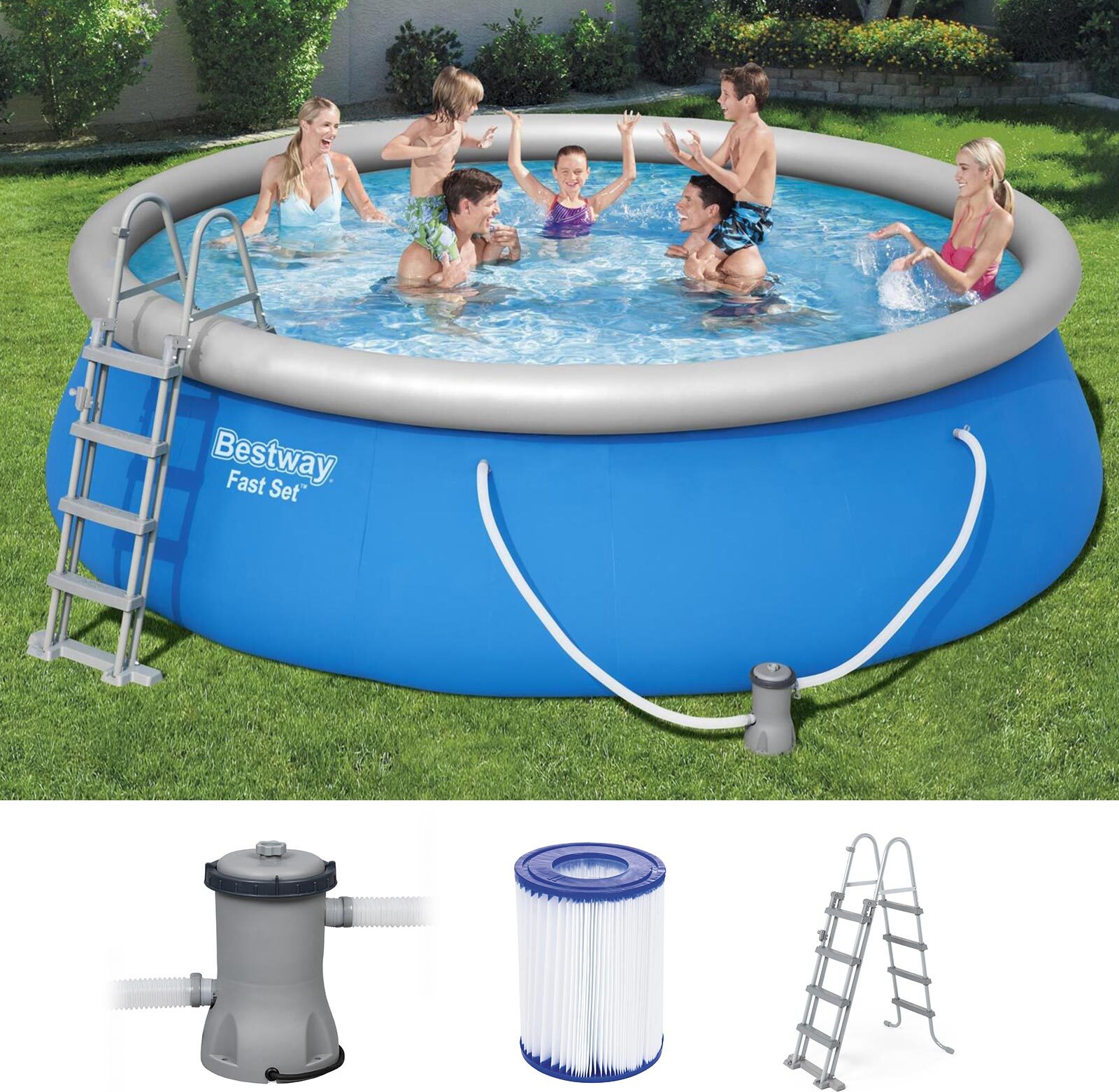 Bestway Fast Set 457 x 122 cm Basen