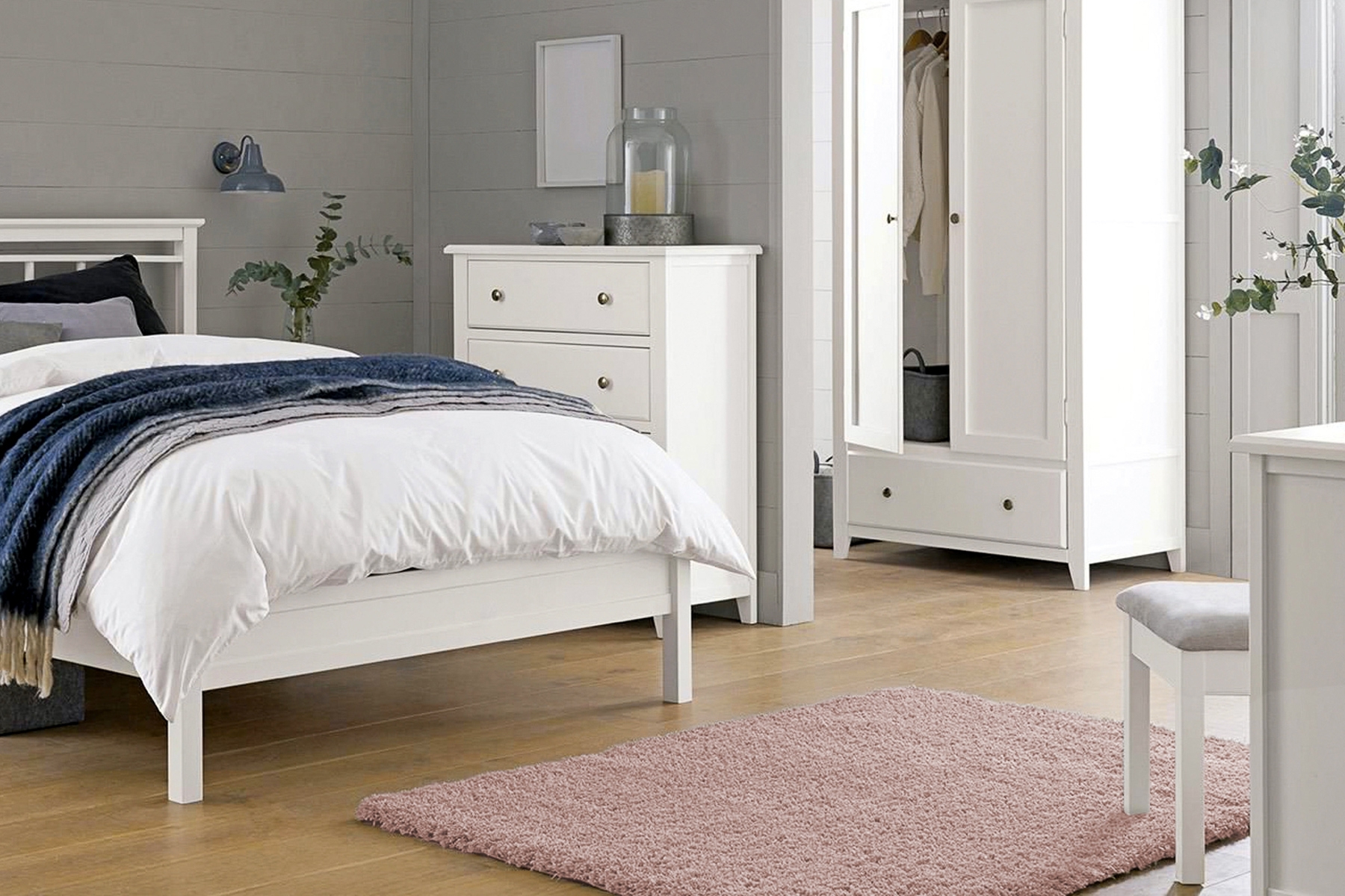 Dywan SUPREME 51201020 shaggy 5cm róż różowy 60x115 cm