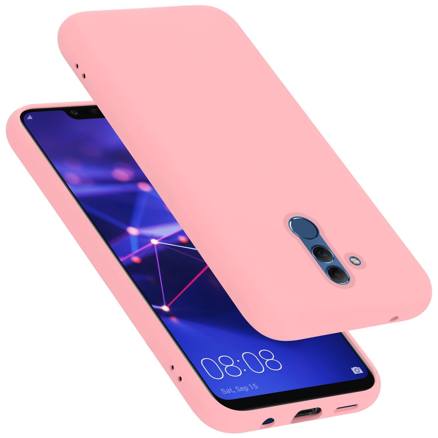 Etui ochronne Cadorabo do Huawei MATE 20 LITE w kolorze różowym Etui na telefon komórkowy Pokrowiec TPU Etui