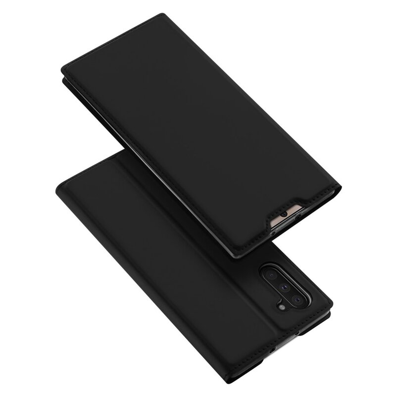 Etui książkowe DUX DUCIS kompatybilne z XIAOMI MI NOTE 10 LITE pokrowiec na telefon etui ochronne z funkcją podstawki, miejsce na kartę czarny