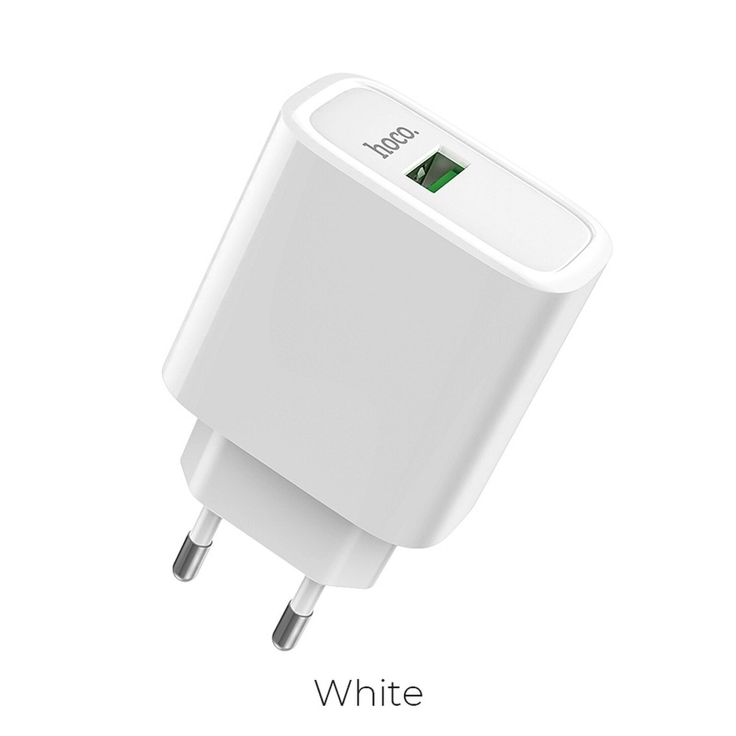 Ładowarka sieciowa Hoco Dynamic Power USB QC3.0 5A C69A kompatybilna ze smartfonami biała
