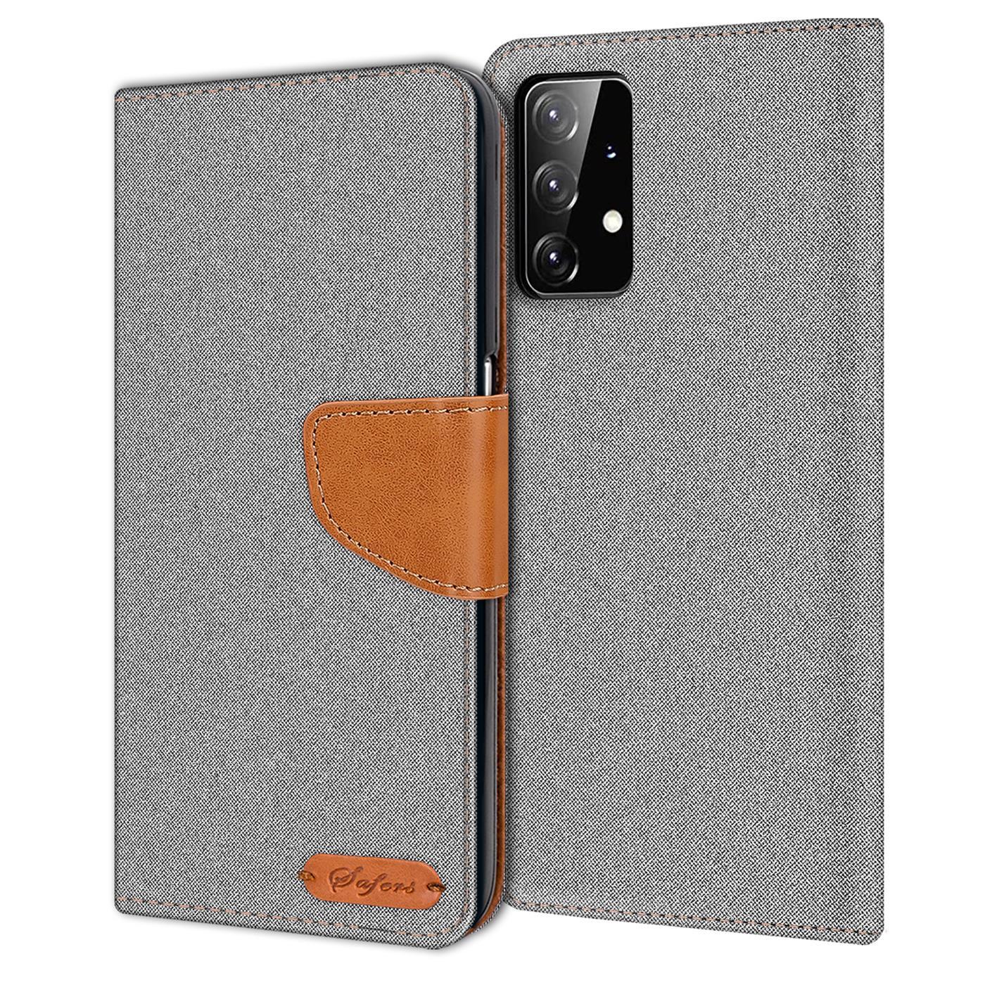 Etui na telefon komórkowy Samsung Galaxy A72 Etui Wallet Flip Case Pokrowiec ochronny z tkaniny