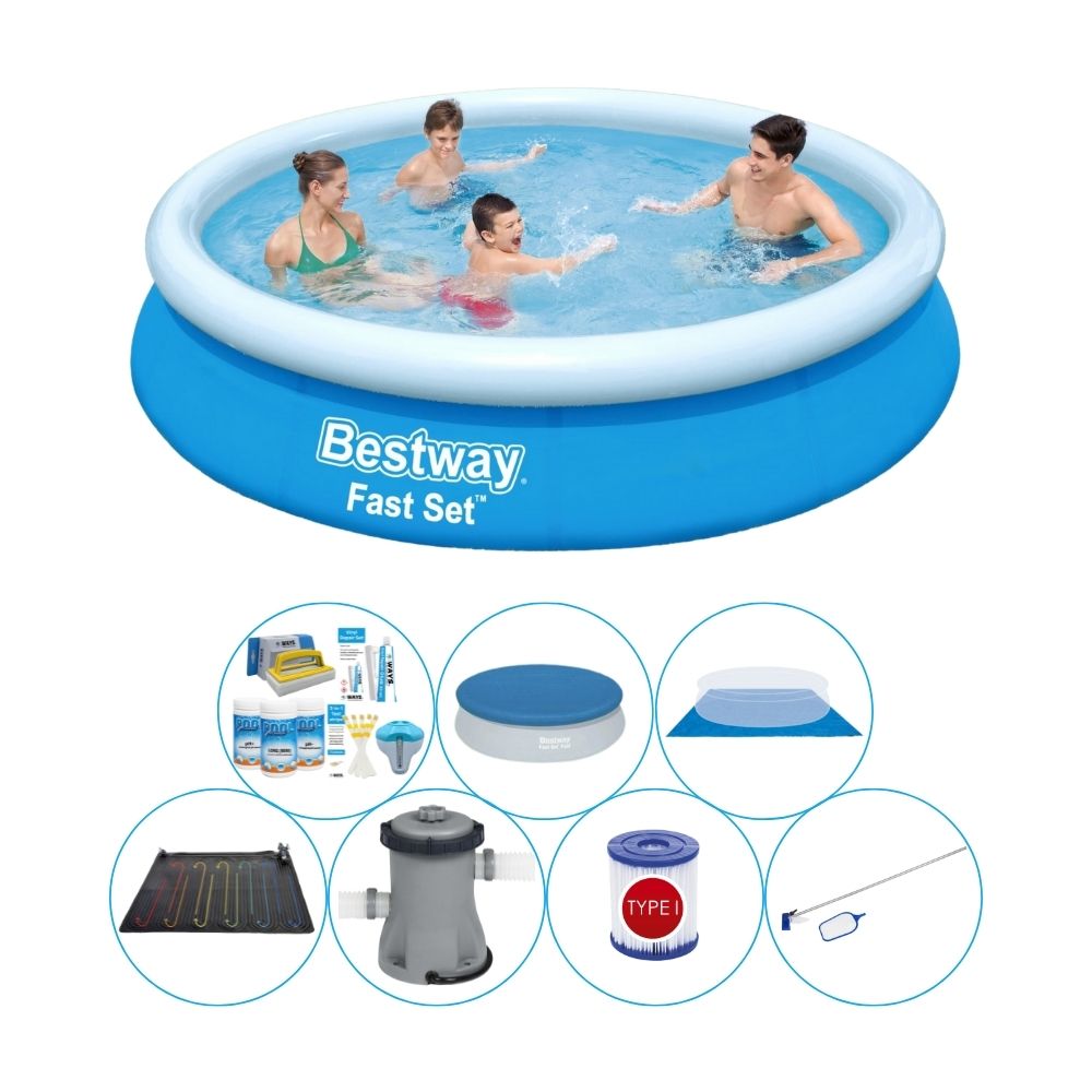 Bestway Fast Set 366x76 cm okrągły - zestaw basenowy