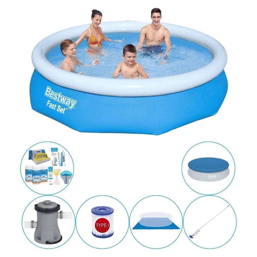 Okrągły zestaw Bestway Fast Set 305x76 cm - oferta basenów kombi