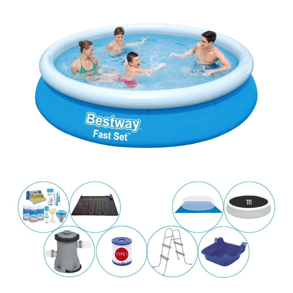 Bestway Fast Set 366x76 cm Rund - oferta kombinacji basenowych