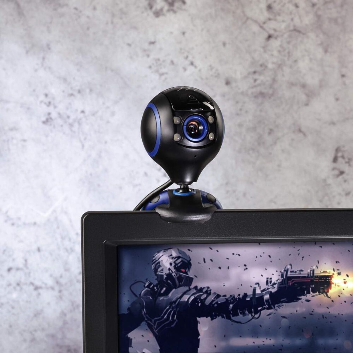 Kamera internetowa HAMA uRage Rec 200 HD, 720p, mikrofon, czarna