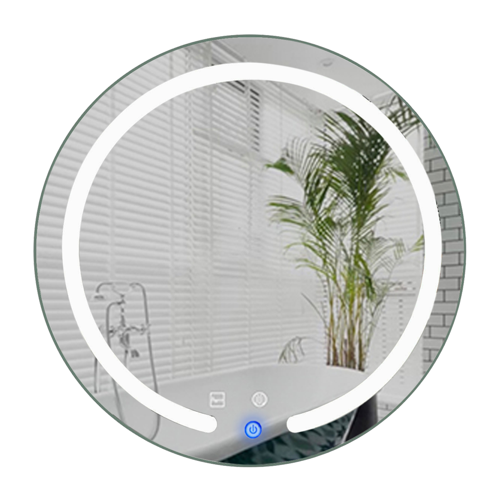 Lustro łazienkowe z oświetleniem LED Podświetlane lustro Lustro ścienne Lustro łazienkowe Oświetlenie szafki lustrzanej Łazienka i toaleta dla gości