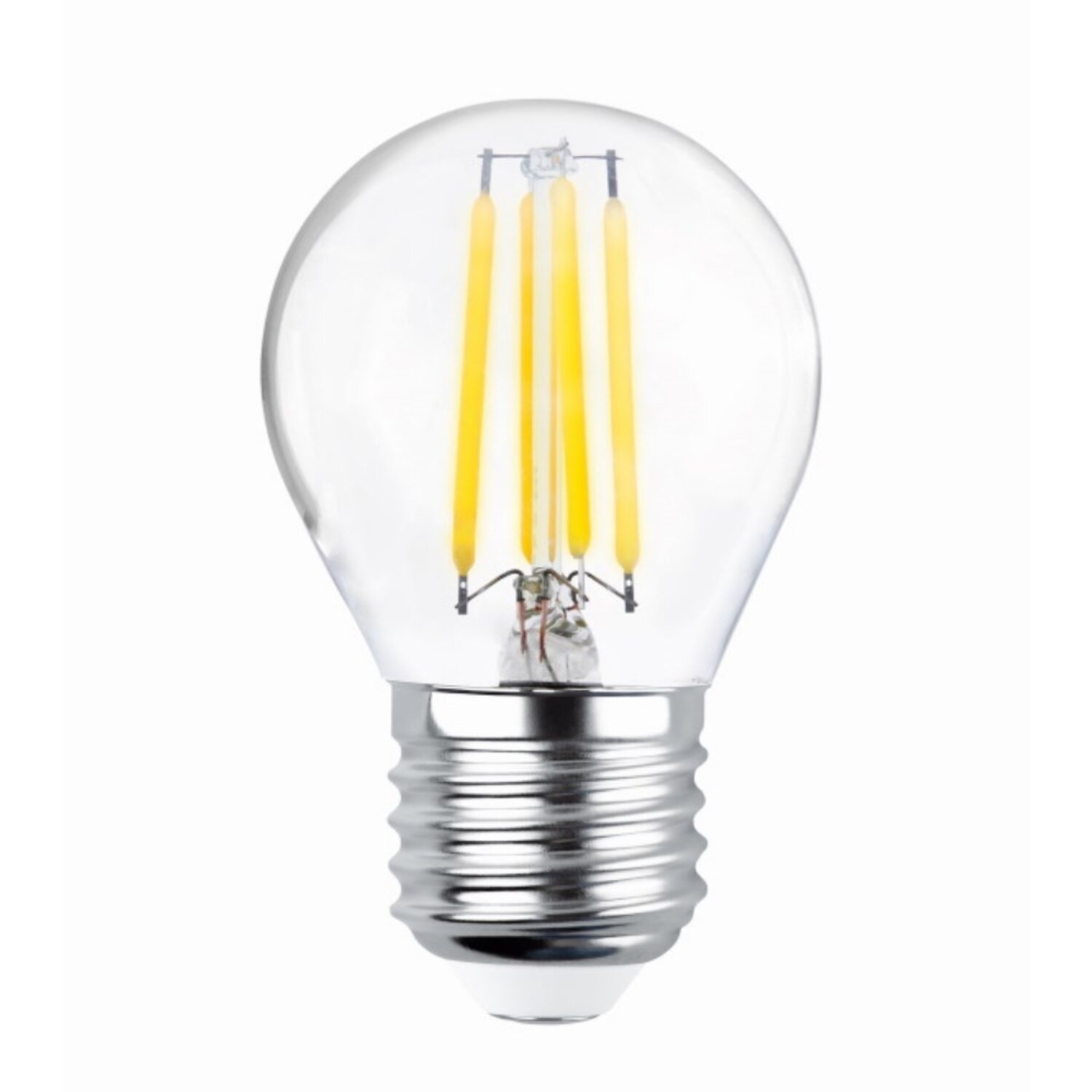 E27 4W żarówka LED Żarówka Vintage 470 LM Ciepła biel 2700K G45 Przezroczysta 6x szt