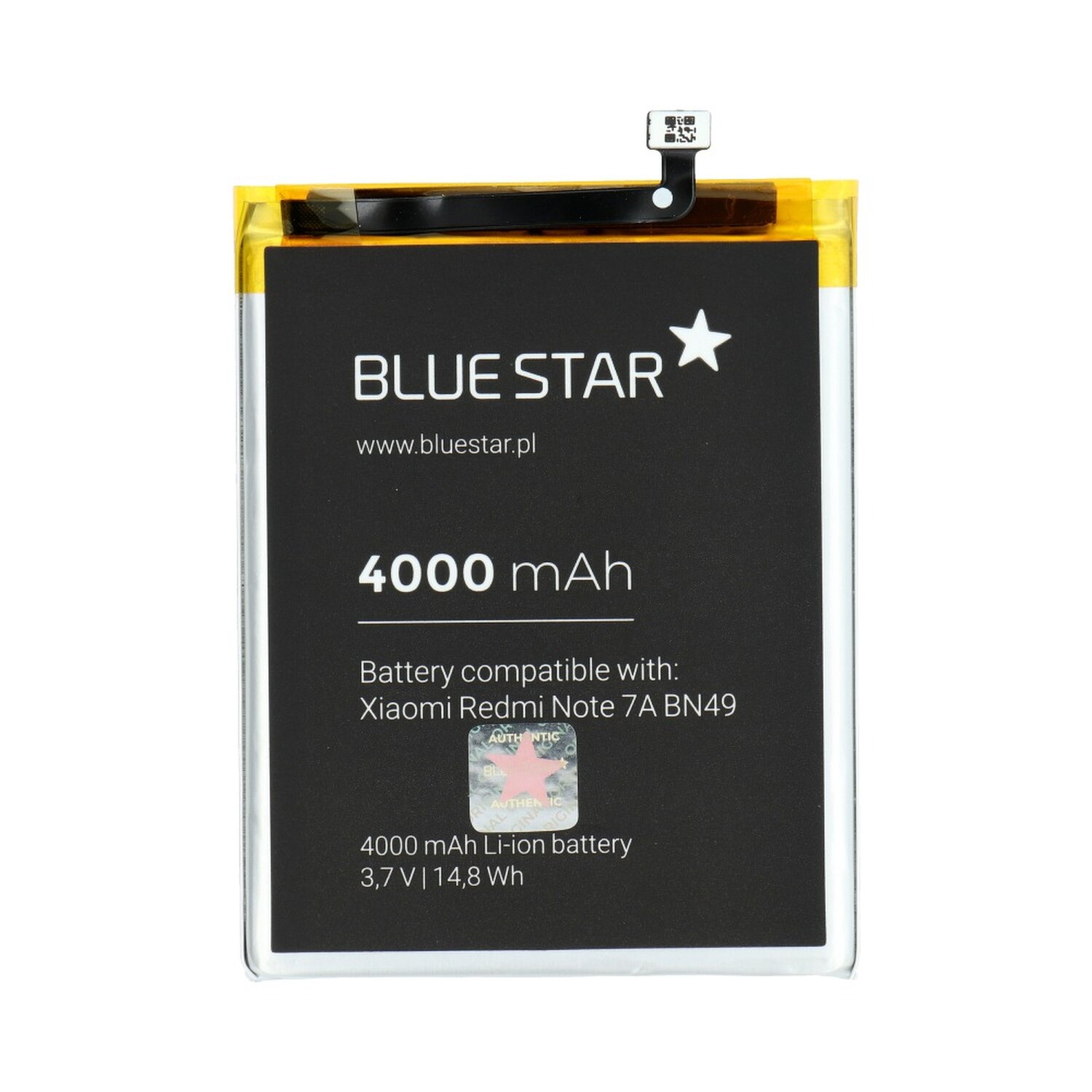 Wymienna bateria kompatybilna z Xiaomi Redmi Note 7A (BN49) 4000mAh Li-lon wymienna bateria Accu
