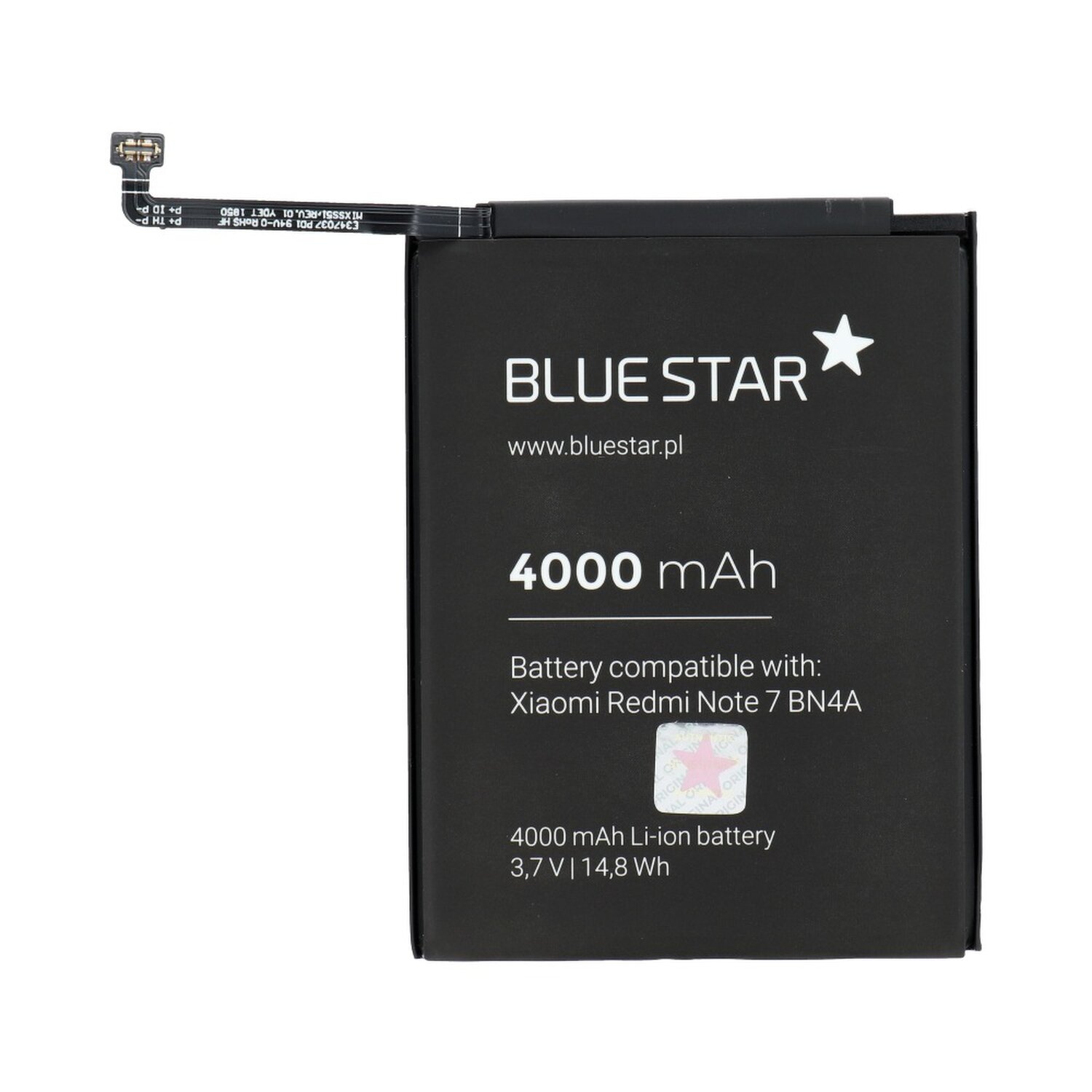 Wymienna bateria kompatybilna z Xiaomi Redmi Note 7 (BN4A) 4000mAh Li-lon wymienna bateria Accu