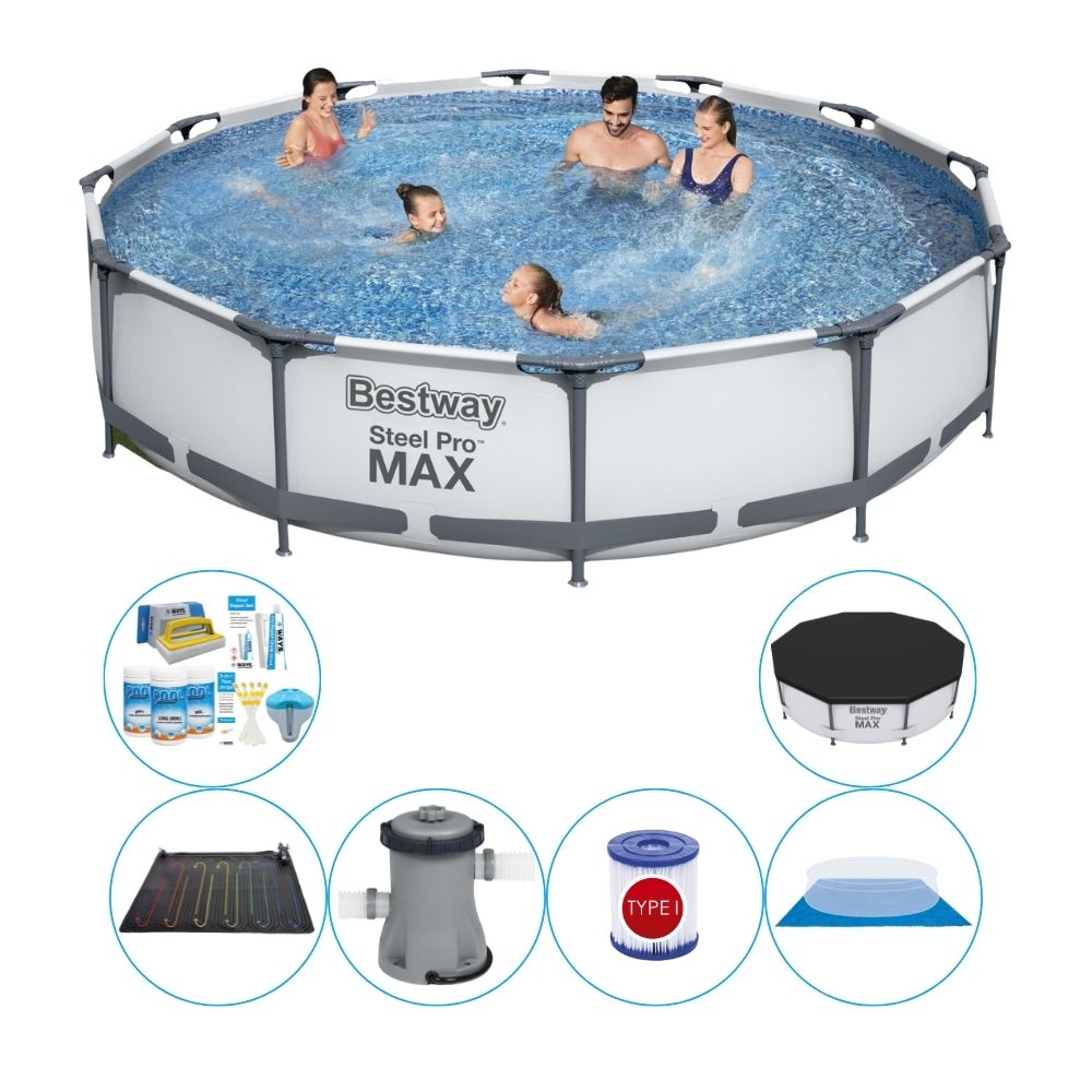 Oferta basenów - Bestway Steel Pro MAX 366x76 cm okrągły