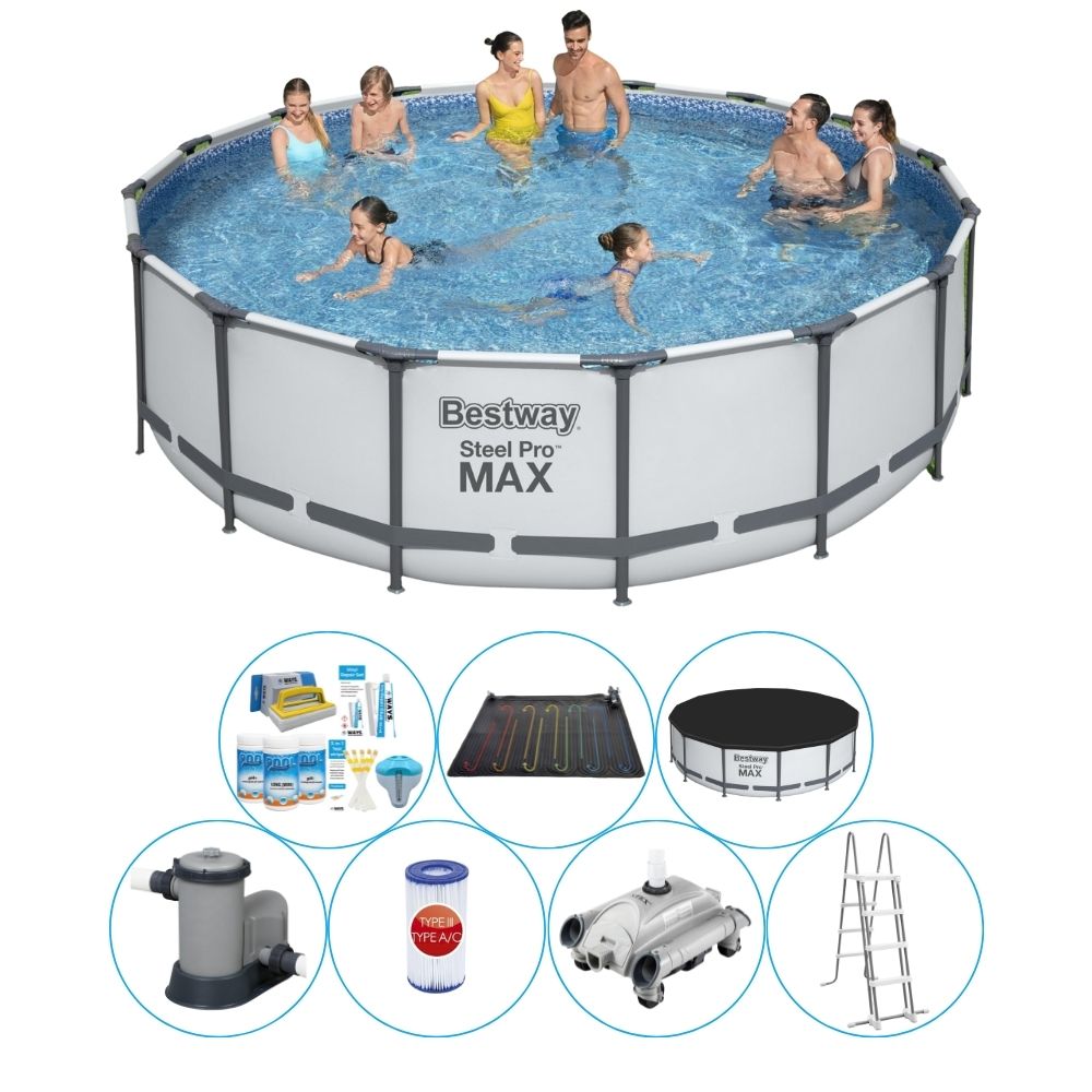 Oferta basenowa - Bestway Steel Pro MAX 488x122 cm Wołowina