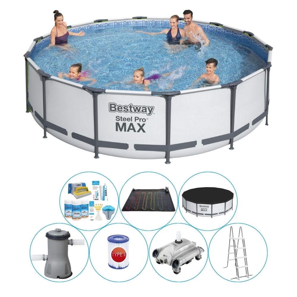 Basen Super Deal - Bestway Steel Pro MAX 427x107 cm okrągły