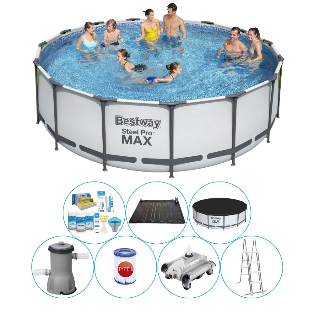 Basen Super Deal - Bestway Steel Pro MAX 457x122 cm Wołowina