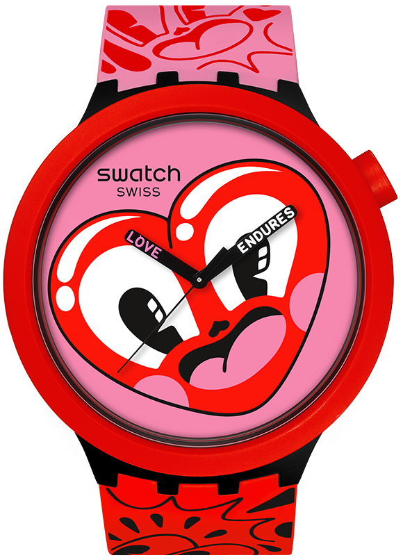 Zegarek Swatch SB05Z103 Hatties Heart 47mm