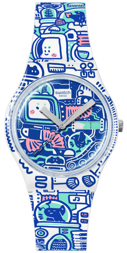 Zegarek Swatch SO28Z702 B-Bot 34mm