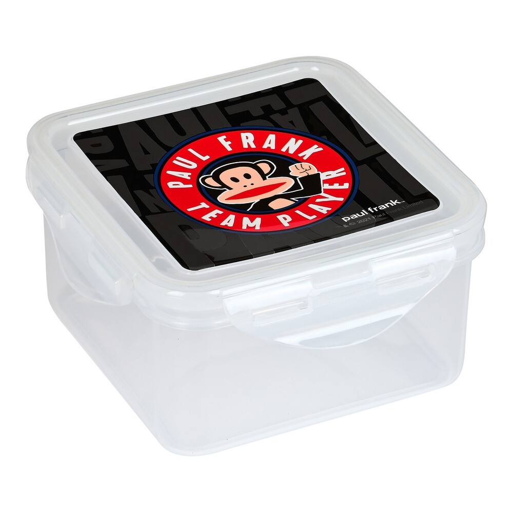 Lunchbox Paul Frank Team player Polyurethan Schwarz (13 x 7,5 x 13 cm)