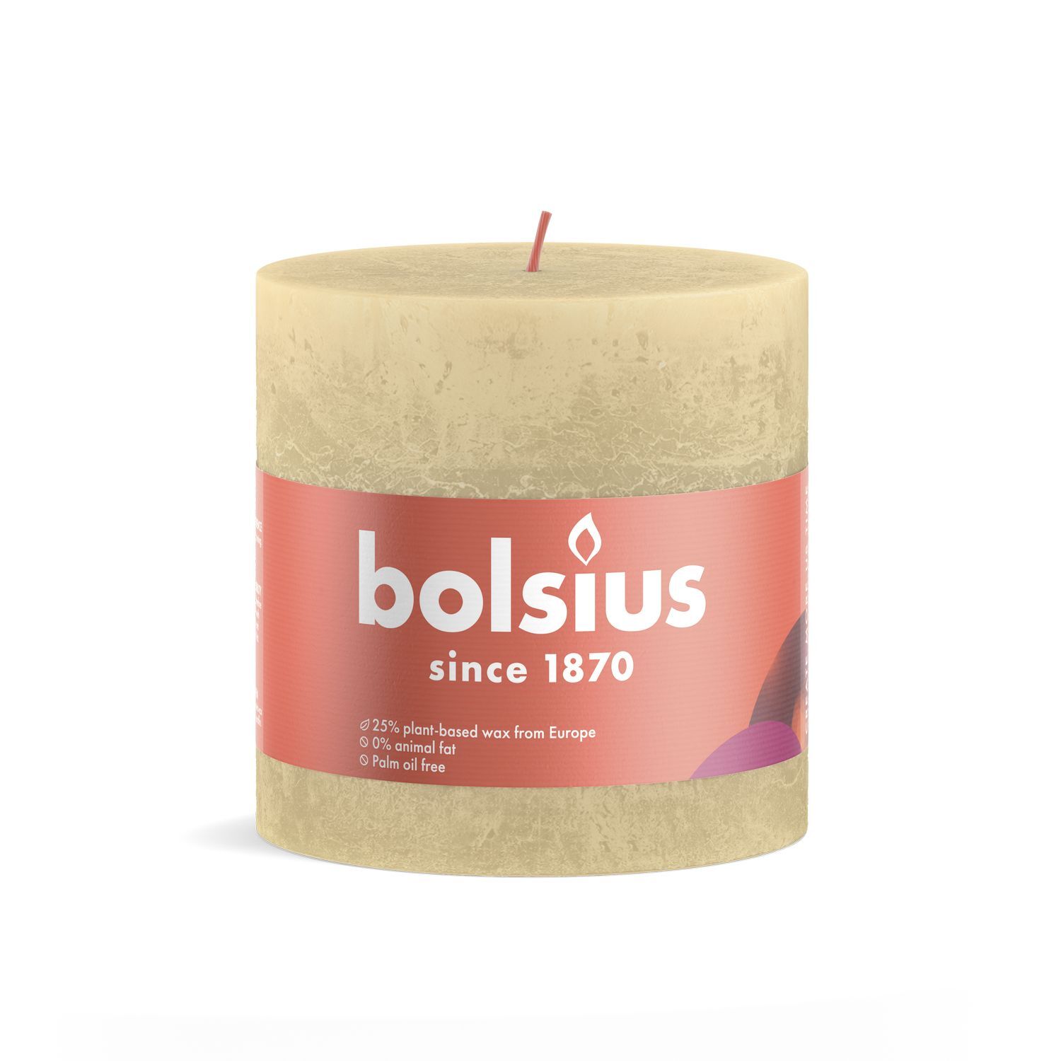 Bolsius - Rustykalna świeca filarowa 
