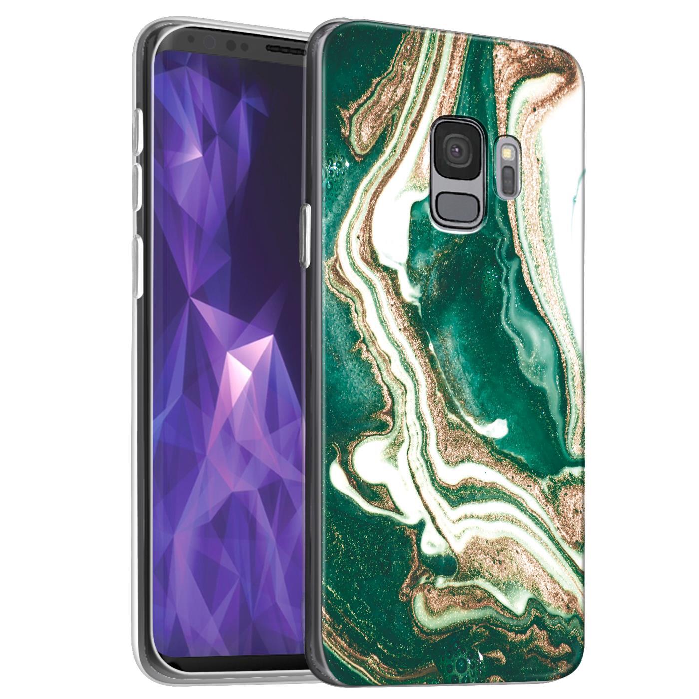 Etui ochronne na telefon Samsung Galaxy S9 z motywem marmuru silikonowe wąskie etui na telefon komórkowy