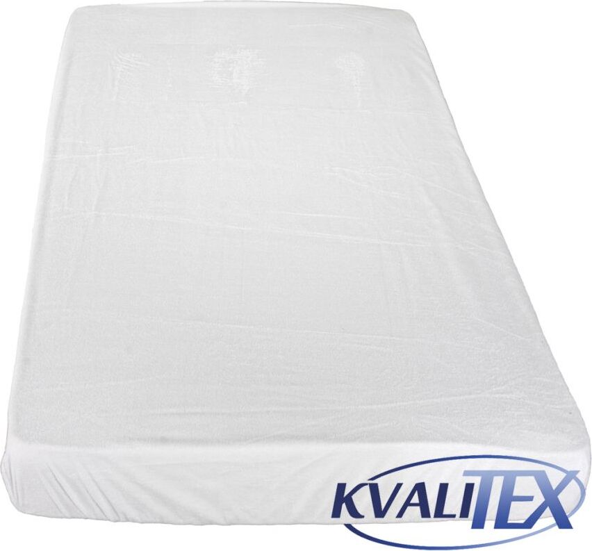 Nieprzepuszczalne prześcieradło frotte zpoliuretan białe 220x200cm