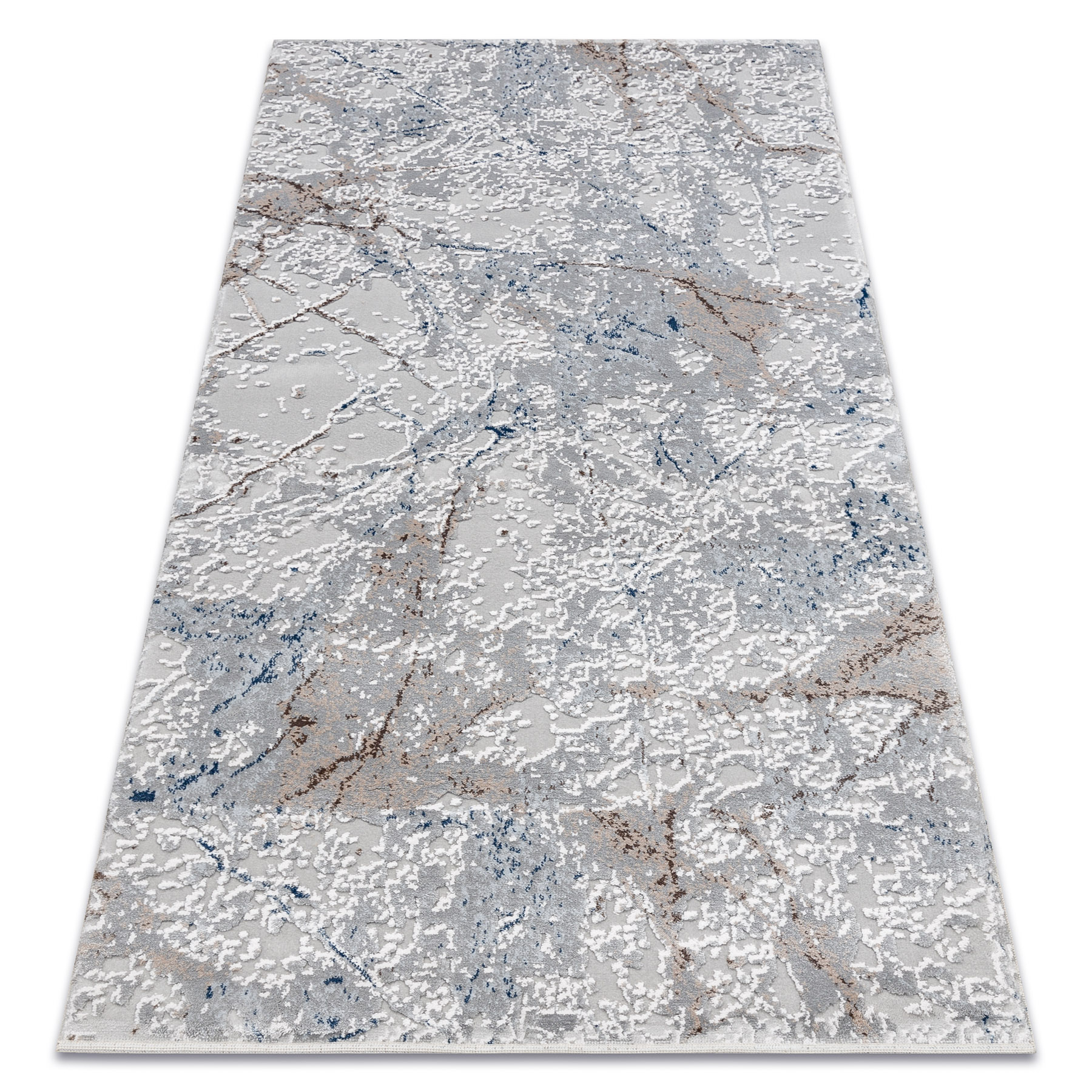 Dywan AKRYL VALS 0073 Marmur / kość słoniowa szary 70x140 cm