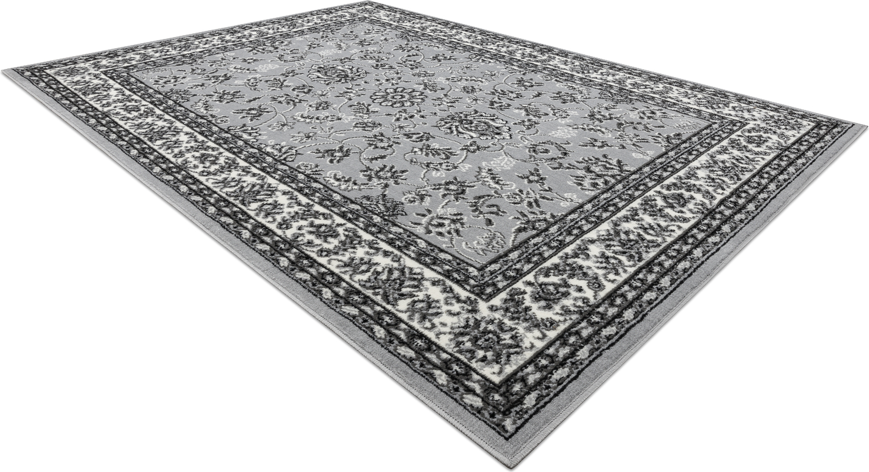 Dywan BCF Morad KLASYK klasyczny - szary 140x200 cm