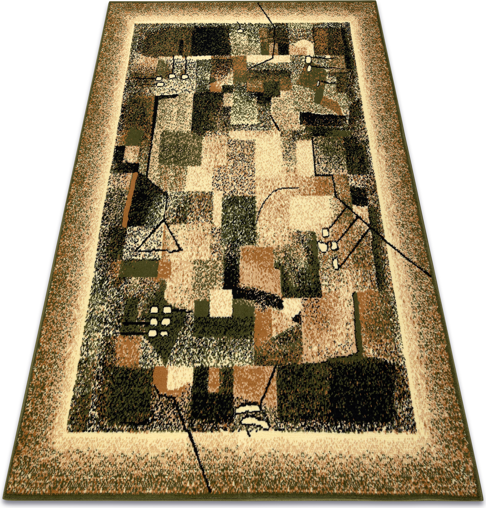 Dywan BCF Morad IMPRESJA klasyczny - oliwka zielony 160x220 cm