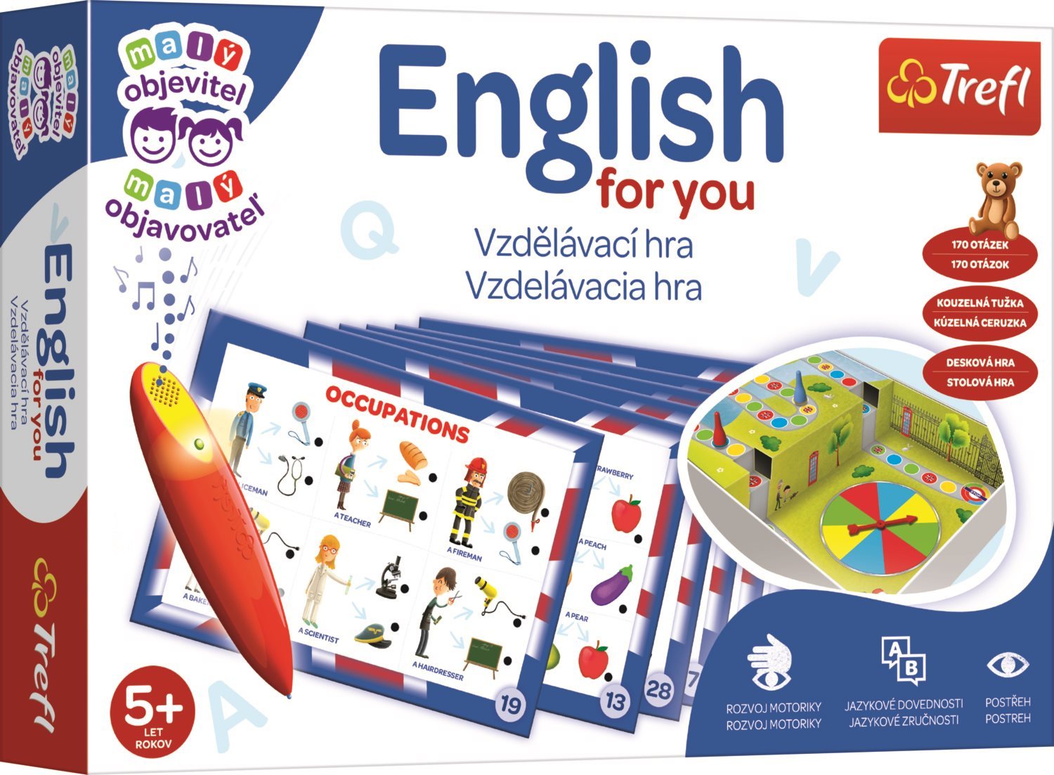 Gra edukacyjna magiczny długopis angielski