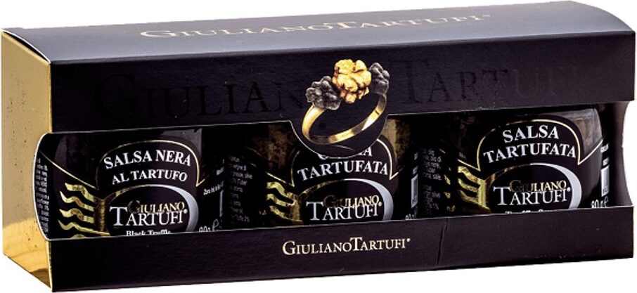 Pudełko prezentowe z 3 pastami truflowymi