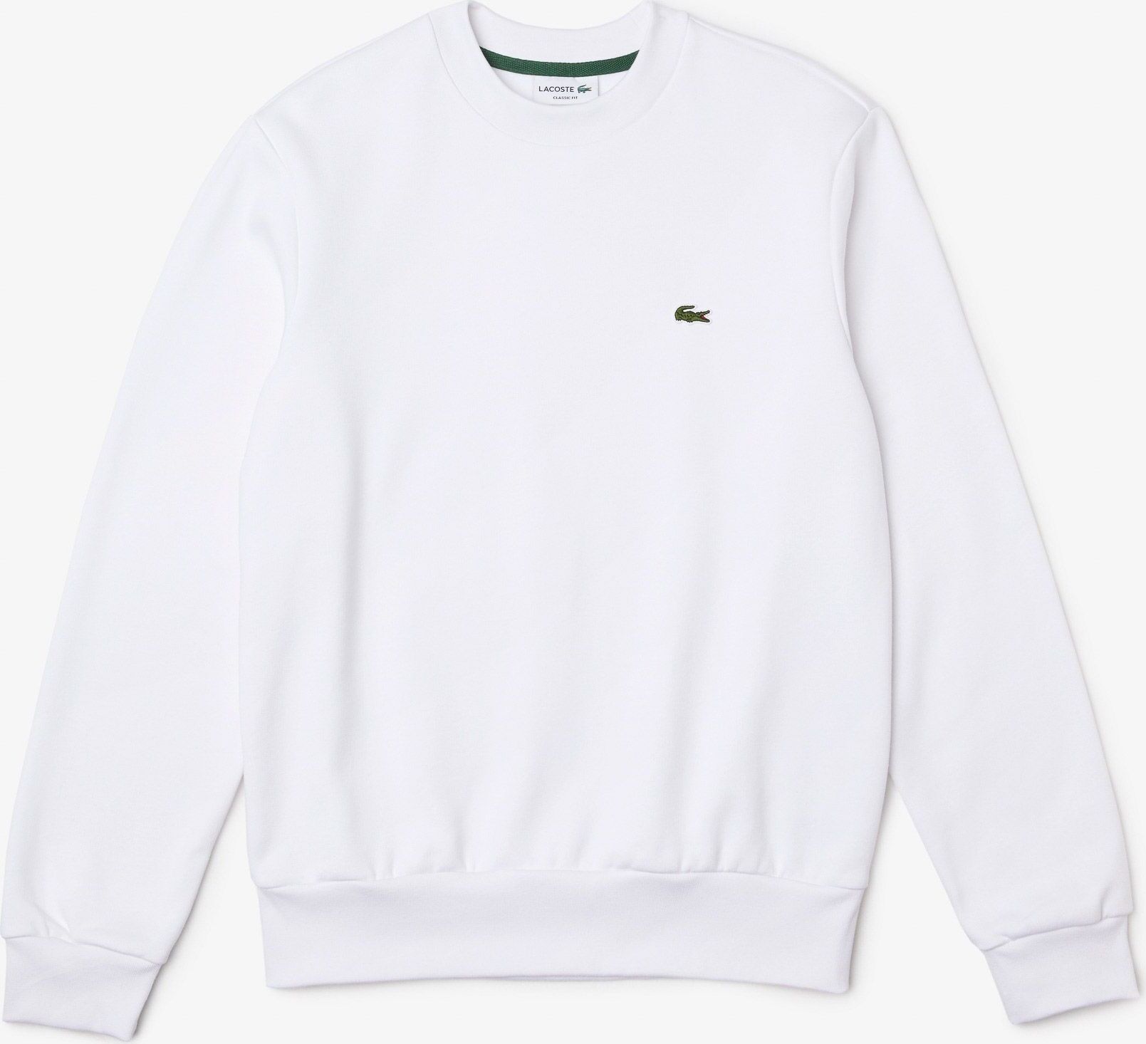Męski sweter bez kaptura Lacoste White Ecological - M