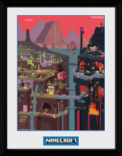 Plakat w ramce, World MINECRAFT