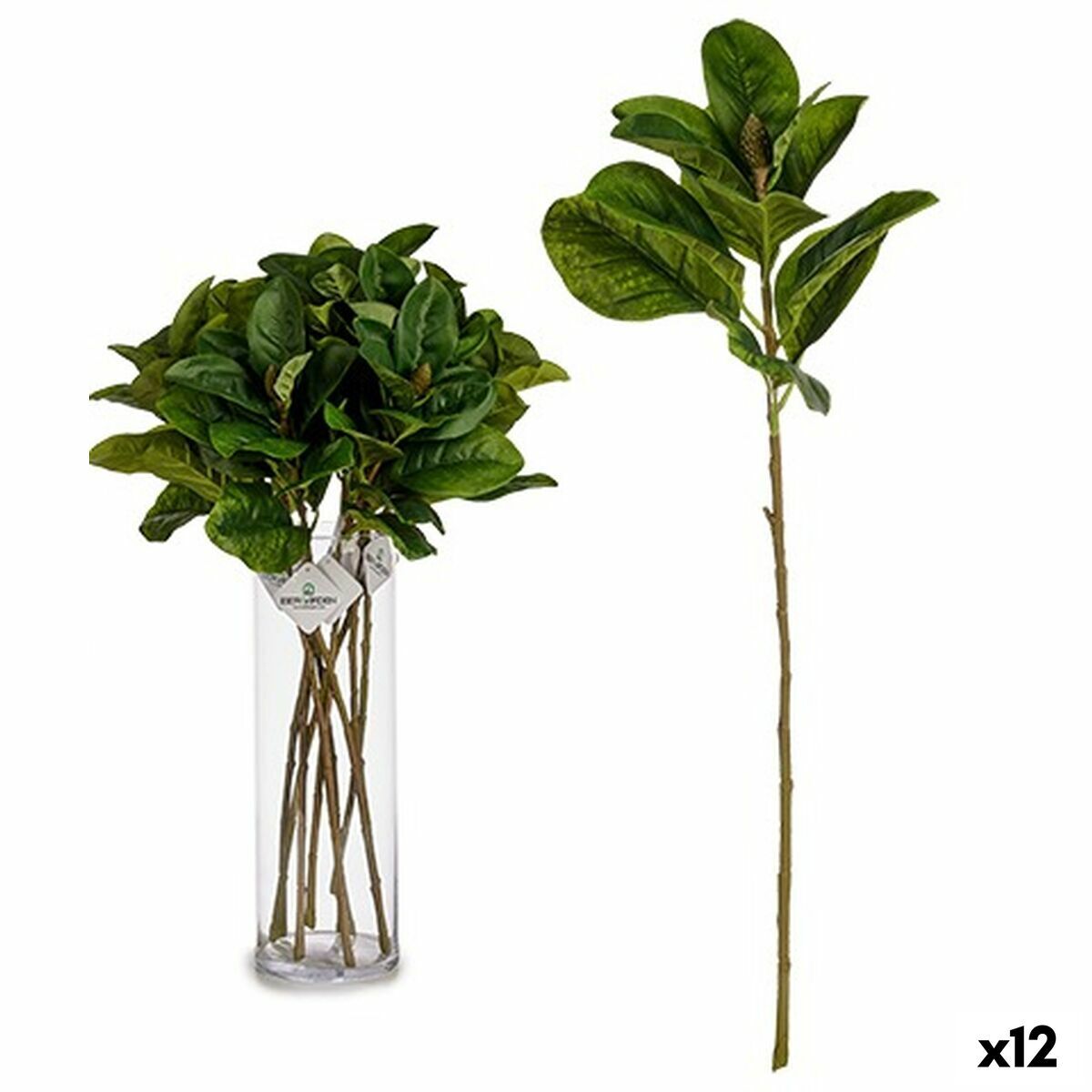 Prześcieradło na gałązki 80 cm zielone plastikowe (12 sztuk)